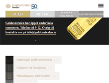 Tablet Screenshot of guldcentralen.se